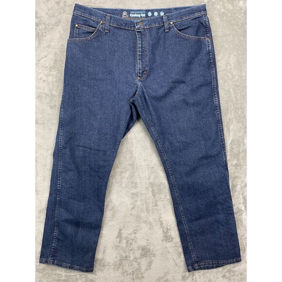 Wrangler Other - Wrangler Men's Jeans 47 Cowboy Cut 40x30 Regular‎ Fit Straight Blue Denim